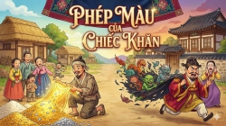 Truyện sáng tác  " Phép màu của chiếc khăn"