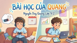 Truyện "Bài Học Của Quang" của bạn Nguyễn Duy Quang Lớp 9/2